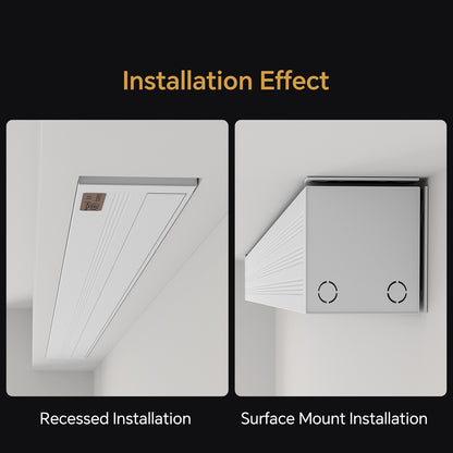 Airuier  Ultra-short shell white electric pull-down projection screen