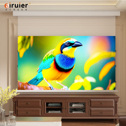 Airuier Motorised Fresnel ALR Drop-Down Screen for Long-Throw Triple-Laser Projectors