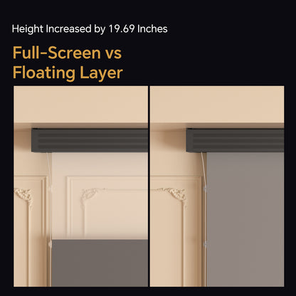 Airuier  Electric Tensioned Gray Photon Long-Focus Projection Screen