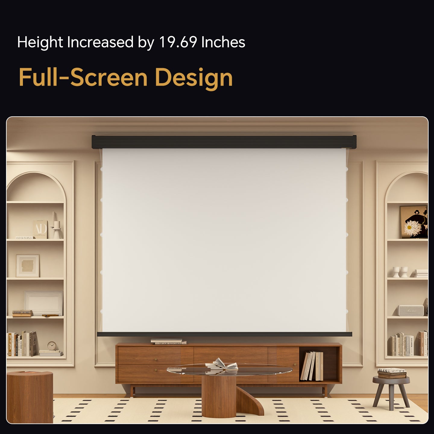 Airuier Electric Tension White Photon Projection Screen
