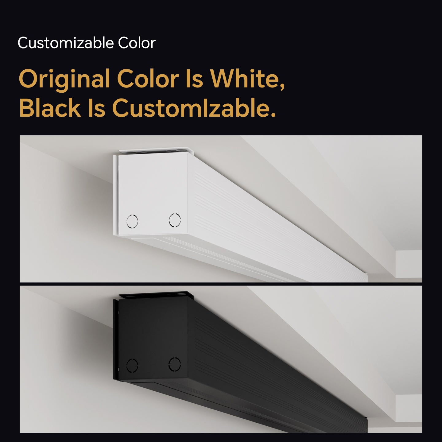 Airuier Screen Rechargeable Motorized Retractable White Photon Projection Screen - Customizable Color, Original Color is White...